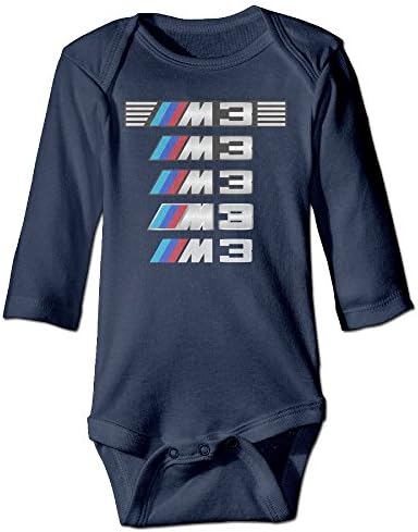 Bmw M3 Logo Baby Long Sleeve Bodysuits