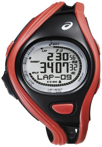 Asics Unisex Challenge CQAR0304 Red Polyurethane Quartz Watch with Digital Dial