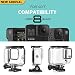 Vamson for Gopro Hero 8 Black Accessories with Waterproof Housing Case 60Meter Underwater Protective Diving Shell for Go pro Hero8 Action Camera AVP651thumb 1
