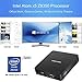 Fanless Mini PC, Intel x5-Z8350 HD Graphics Desktop Mini Computer Windows 10 Pro(64bit), DDR3L 4GB 64GB eMMC Built-in 2.4G/5G WiFi/BT 4.2/1000M LAN/HDMI/VGA Dual Output