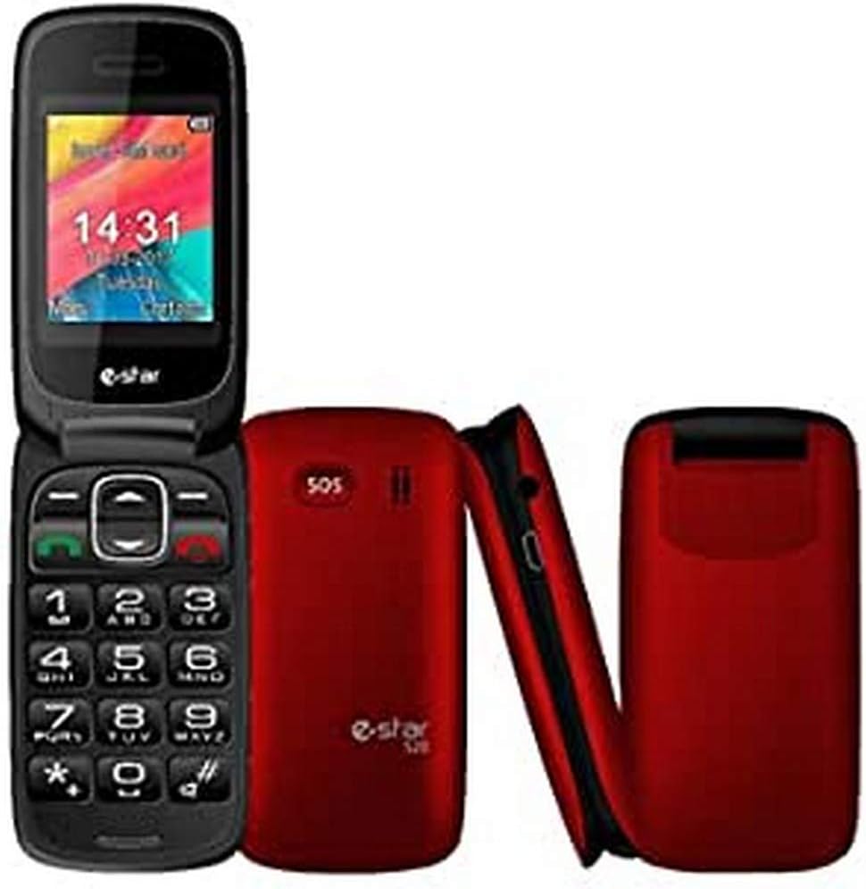 eSTAR S20 Single UK SIM-Free Mobile Phone - Red