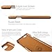 Leather Phone Case iPhone 6 6s Slim Wallet with Card Slots for Credit Card Id and Cash- Free Tempered Glass and Phone Stand with Gift Box Packing (Cognac Brown)