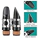 Focusound Saxophone & Clarinet Mouthpiece Cushions, Thin, 0.3mm Clear, 8-Pack…