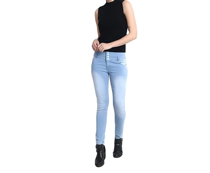 womens high waisted western jeans