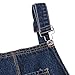 Boys Distressed Destroyed Ripped Holes Denim Jeans Bib Overalls Pants Blue 8-9 Years = Tag 140