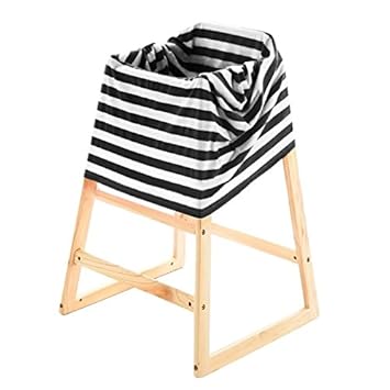 car seat in restaurant high chair