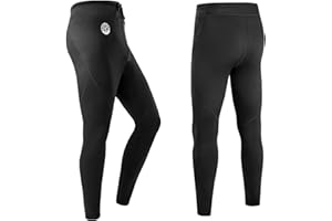 Neoprene Wetsuit Pants for Men - 1.5mm Diving Pants for Warmth and Durability - Perfect for Surfing, Kayaking, Swimming, and 