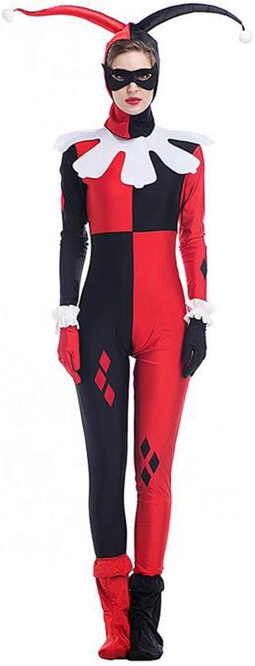Hallowmax Halloween Cosplay Harry Quinn Role-Playing Clown Joker Costumes