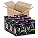 U by Kotex Sleek Tampons, Super Absorbency, Fragrance-Free (Pack of 6, 34count each)
