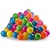 JaxoJoy 100 Pit Balls – Bulk Supply of Colorful, Crush Proof Plastic Balls for Ball Pit, Inflatable Jumper Tent, Swimming Pool & More – Non Toxic & BPA Free – FREE Storage Case