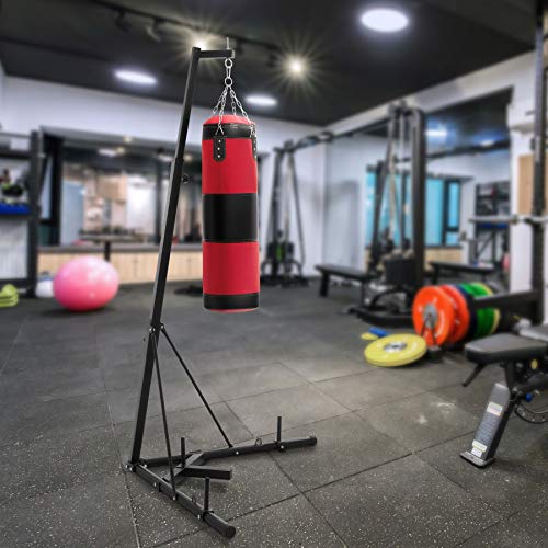 ZELUS Freestanding Punching Bag with Stand for Adults and Kids 220lb