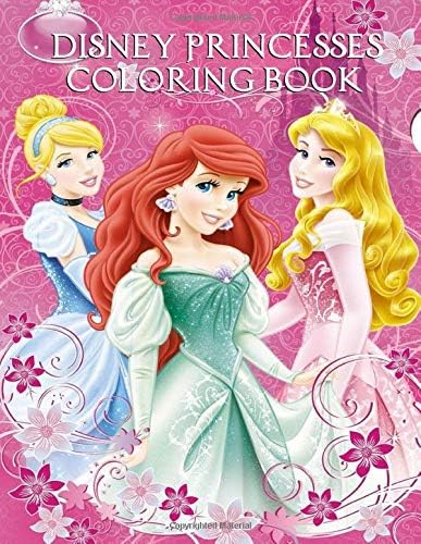 Disney Princesses Coloring book: Exciting Coloring book for kids and adults Paperback – 24 Oct 2018