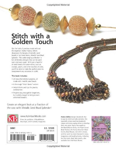 Metallic Seed Bead Splendor: Stitch 29 Timeless Jewelry Pieces in Gold, Bronze, and Pewter