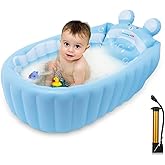 Relaxing Baby | Inflatable Tub,Newborn Bathtub Seat for Infant,Non-Slip Baby Pool for Sitting up,Foldable Toddler Tub Shower,