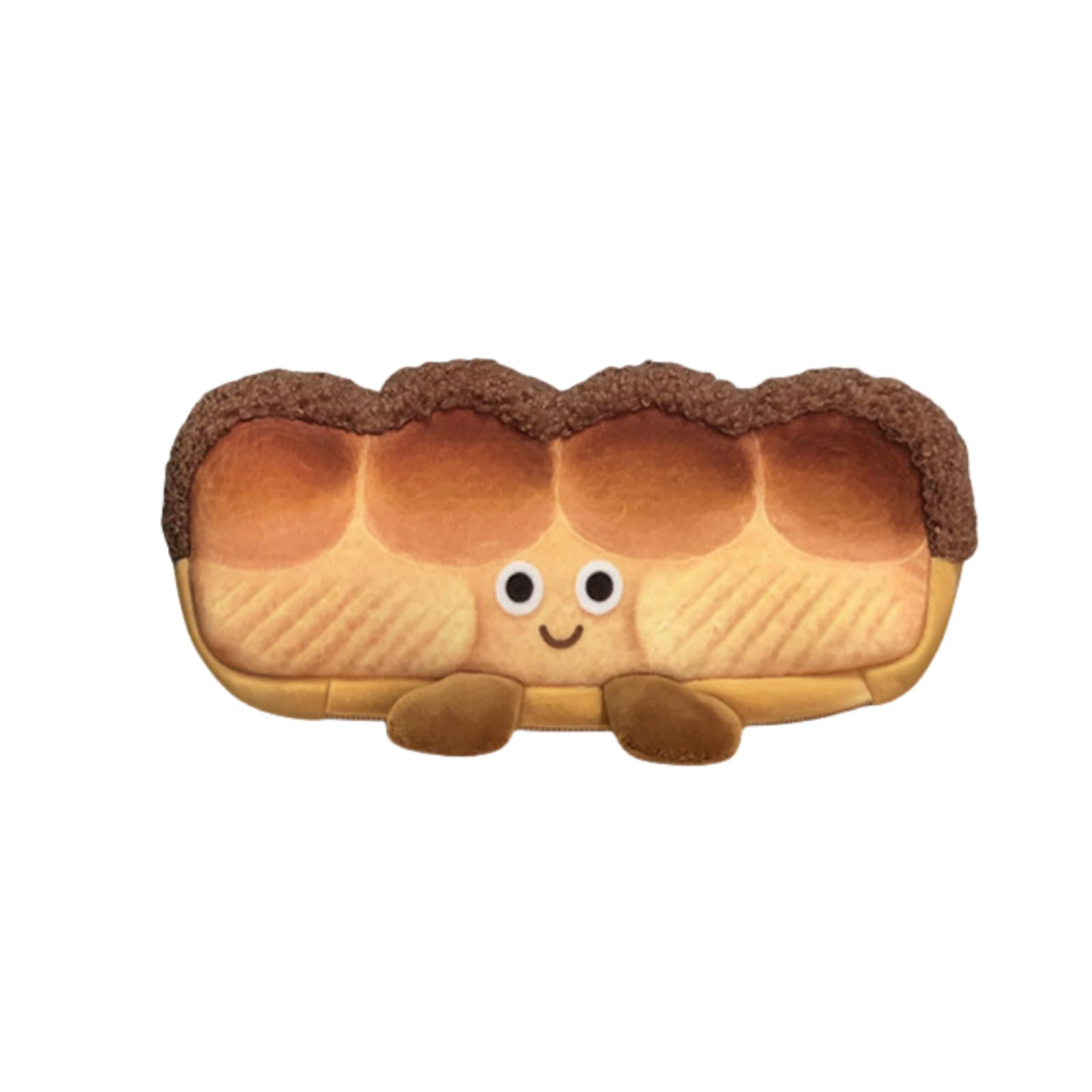 CHUANGOU Bread Pencil Case,Plush Bread Pencil Case, Pencil Pouch, Plush Bread Stationery Pouch Pen Bag