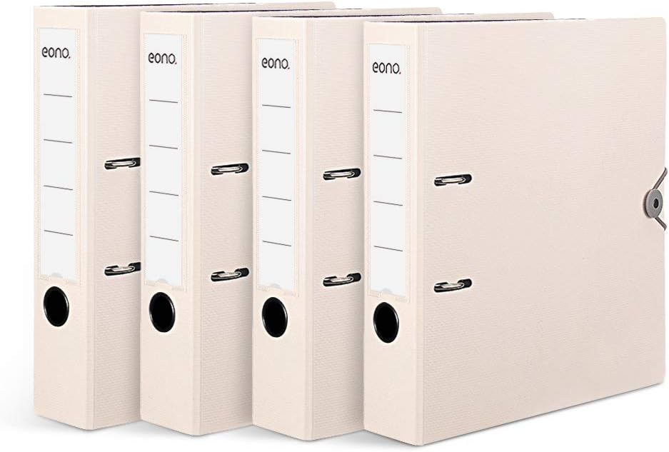 Material de oficina Eono by con lomo de 70 mm negro Archivador de