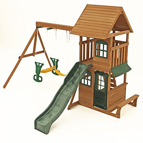 windale wooden swing set