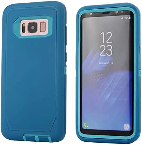 OTTER MK for Galaxy S8 Plus Case, 3 Layers Multi-color Heavy Duty Defender Hybrid TPU + PC Bumper Shockproof Protective Cover for Samsung Galaxy S8 Plus