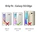 (Not for S6) Samsung S6 Edge Case- Mavis's Diary 3D Handmade Bling Crystal LOVE Heart Pendant Sparkle Glitter Rhinestone Diamond Flowers PU Leather Wallet Type with Magnetic Clasp Credit Card Holder Design Folio Case Cover for Samsung Galaxy S6 Edge with Soft Clean Cloth (Black)