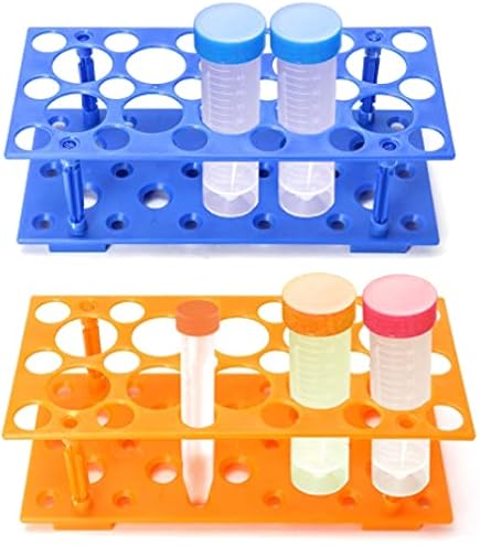 Boîte De Rangement Pour Tubes à Essai 100 Trous - Organisateur Labo Plastique Vert - 6
