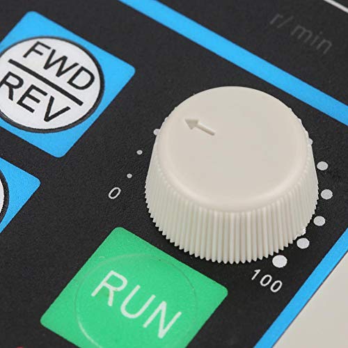 VFD, AC 220V 0.45kW Single Phrase Variable Frequency Drive Speed Controller Inverter by optimizing PWM Control Technology for Motors, Mixers, Food Machinery, Conveyors, air compressors