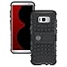 Galaxy S8 Plus Case, [Heavy Duty] Galaxy S8 Plus Armor cases- Tough [Rubber] Rugged Shockproof Dual Layer Hybrid Hard/Soft Slim Protective Case (For the Galaxy S8 Plus) by Cable and Case - (Black)