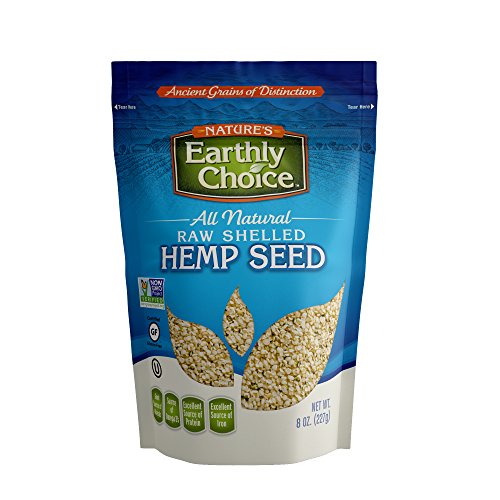 Nature s Earthly Choice Shelled Hemp Seed, 8 Ounce