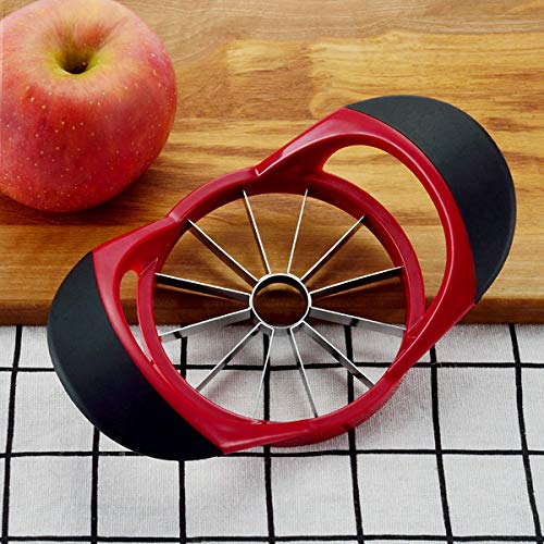 HengKe 12Blade Apple Slicer Corer Cutter，Ultra Sharp Stainless Steel