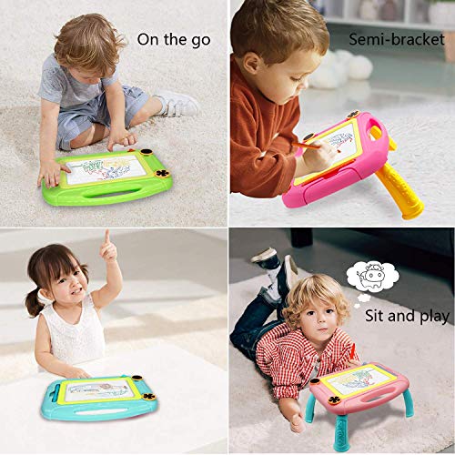 Baby Toys for 1-5 Year Old Toddlers, Magnetic Drawing Pad -Travel Size for 2-6 Year Old Kids Toy Drawing, Writing and Sketching Creative Gift for Age 2-6 Girls - Thumbnail 4