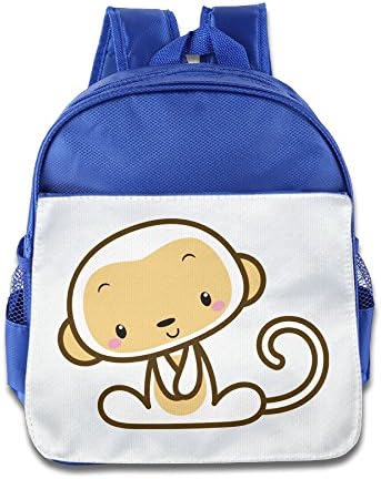 NUBIA Cute Cartoon Monkey Toddler Kid Pre School Schoolbag RoyalBlue