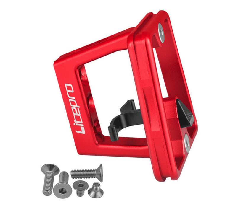 Front Carrier Block for Brompton Super Lightweight Aluminum RED version 2021