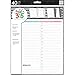 me & my BIG ideas Daily Planning Sheets - The Happy Planner Scrapbooking Supplies - 40 Pre-Punched Daily Pages - Daily Planning Fill Paper with Hourly Breakdown Slots - Make Lists - Big Size