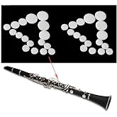 Comidox 17pcs/Set Clarinet Leather Pads for Exquisite Wind Instrument Replacement Accessories 2Sets