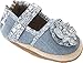 Robeez Jourdan Espadrille Soft Sole Crib Shoe (Infant), Chambray, 6-12 Months M US