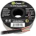 16AWG Speaker Wire, GearIT Pro Series 16 Gauge Speaker Wire Cable (50 Feet / 15.24 Meters) Great Use for Home Theater Speakers and Car Speakers, Black