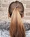 Zhooch Banana Hair Clip - Long Fish 4 inches. Ponytail Holder, Strong Hold for Thick, Medium, Long Hair. Made in Korea. (Deep Burgundy)