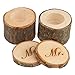 CHUANGLI 2pcs Wedding Ring Box Vintage Wooden Wedding Ring Case Weddings Accessories Mr Mrs Jewelry Boxes