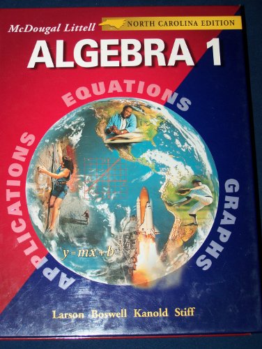 Algebra 1, Grades 9-12: McDougal Littell High School Math North Carolina