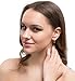 Jstyle Jewelry 3-4 Pairs Women's Cute Small Hoop Earrings Stainless Steel