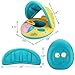 Baby Pool Float - Inflatable Baby Swimming Float with Canopy for Infant Toddler