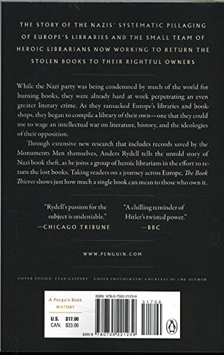 image for Penguin Books The Book Thieves: The Nazi Looting of Europe's Libraries