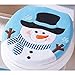 Christmas Decor,Morecome Happy Christmas snowman Toilet Seat and Tank Cover Set