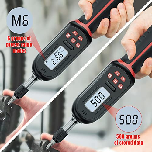 VANPO Digital Torque Screwdriver 2.6653.1 inlbs/0.36 Nm, Adjustable