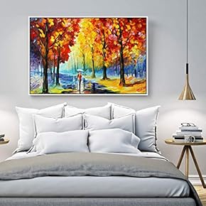 Floating Framed Canvas Wall Art for Living Room, Bedroom Scenery Canvas Prints for Home Decoration Ready to Hang - 16x24 inches