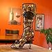 Home-X - Boot Style Wine Cork Holder, Perfect Addition to Any Wine Connoisseurs' Patio or Kitchen Decor Collection, Holds About 50 Corks, Fun Boot Shaped