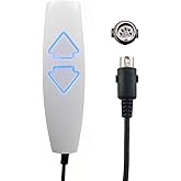 Lift Chair Remote Control, Universal 5 Pin 2 Lighted Button Recliner Control Replacement with 6Ft Cord for Lift Chairs Power 
