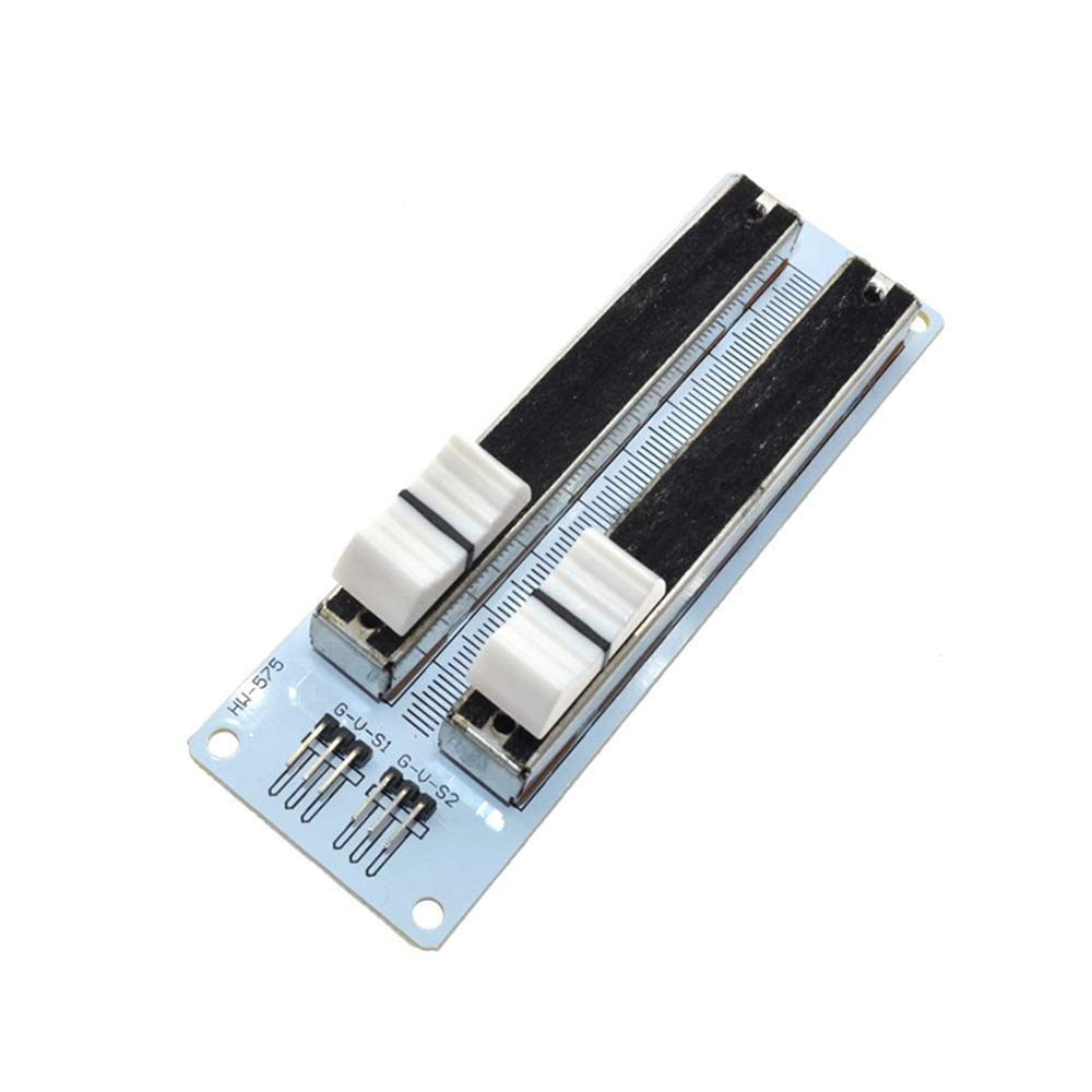 DollaTek Electronic Building Block 10K Double Row Sliding Linear Potentiometer Module For Arduino Mixer Linear Sliding Resistance