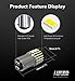 LUYED 2 x 900 Lumens Super Bright 1157 3014 78-EX Chipsets 1157 2057 2357 7528 LED Bulbs with Projector for Turn Signal Lights,Tail Lights,Xenon White