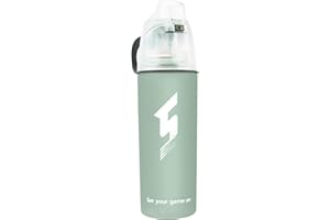 Linowos Drinking and Misting Sports Water Bottle, Non-Toxic BPA Free, Fast Water Flow Opens with 1-Click, Portable Leak-Proof Spray Cup for Cycling Fitness Camping Hiking Outdoor