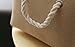 TheWarmHome Decorative Basket Rectangular Fabric Storage Bin Organizer Basket with Handles for Clothes Storage (Beige, Medium-1Pack,13.8L*9.8W*6.7H)